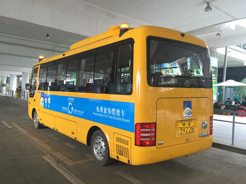 E7变身机场VIP摆渡车 宇通纯电动稳定运行祖国最南端