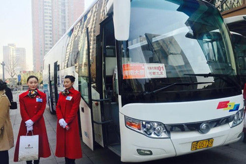 纯电动客车上阵，宇通E10服务全国两会