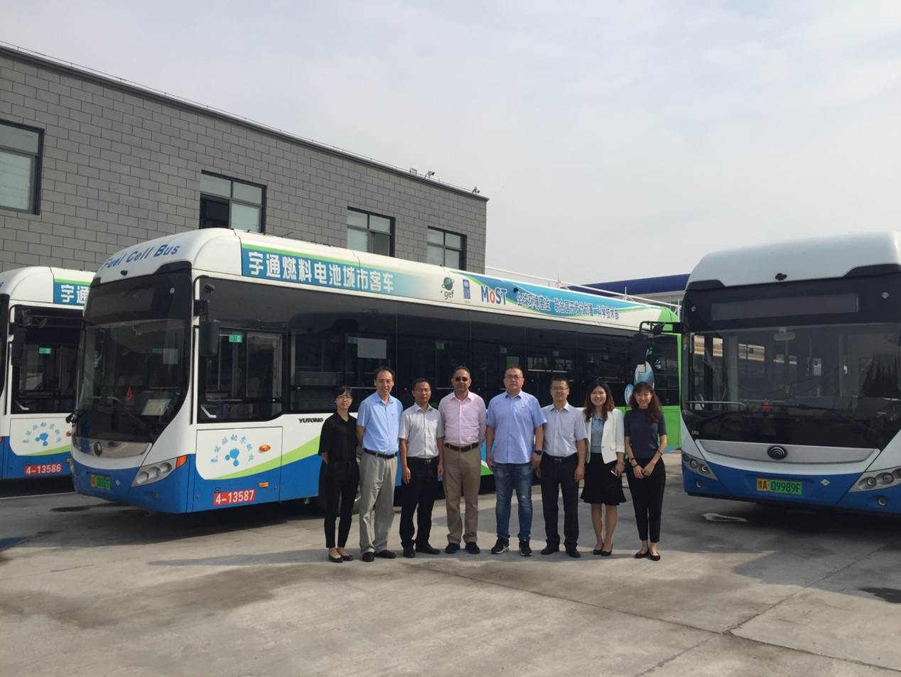 郑州燃料电池客车示范项目顺利通过联合国GEF/UNDP/科技部专家中期验收